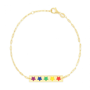 rainbow-star-enamel-paperclip-bracelet-in-FDBRC13773-07-NL-YG